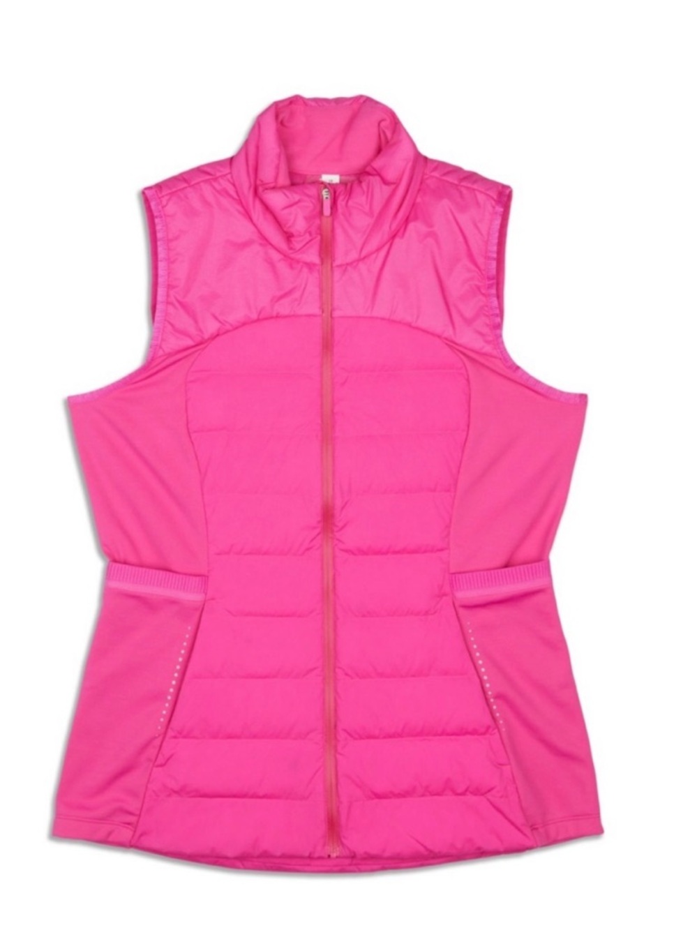 lululemon athletica Bright Pink Quilted Sleeveless Vest